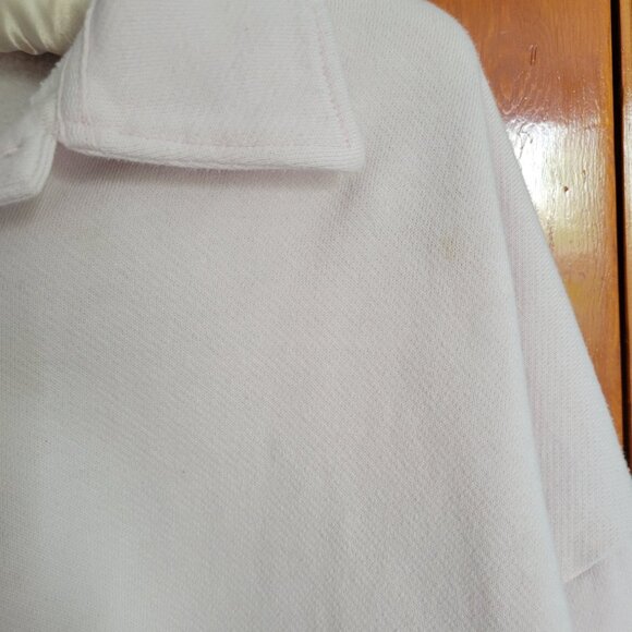 Sunday Best Cropped Rugby Fleece Polo Size Small Women's - Picture 5 of 7